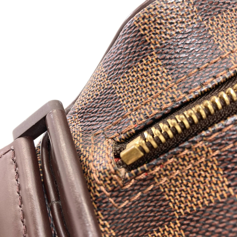 LOUIS VUITTON Authentic Brown Damier Canvas Shoulder Bag - Picture 11 of 12
